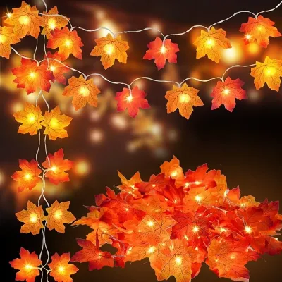Maple Leaves Led String Lights